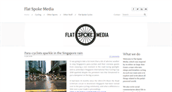 Desktop Screenshot of flatspokemedia.com