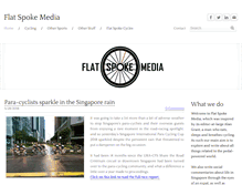 Tablet Screenshot of flatspokemedia.com